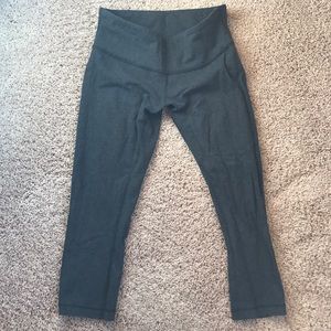 Lululemon Grey Crops